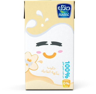 حليب طويل الأجل بنكهة الفانيلا 125 مل