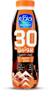 حليب كراميل مملح عالي البروتين 350 مل